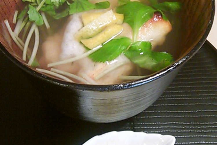 つぶ貝のお出汁のお雑煮 レシピ 作り方 By 赤紫芋介 クックパッド 簡単おいしいみんなのレシピが352万品