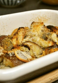 牡蠣と帆立のオイル焼き