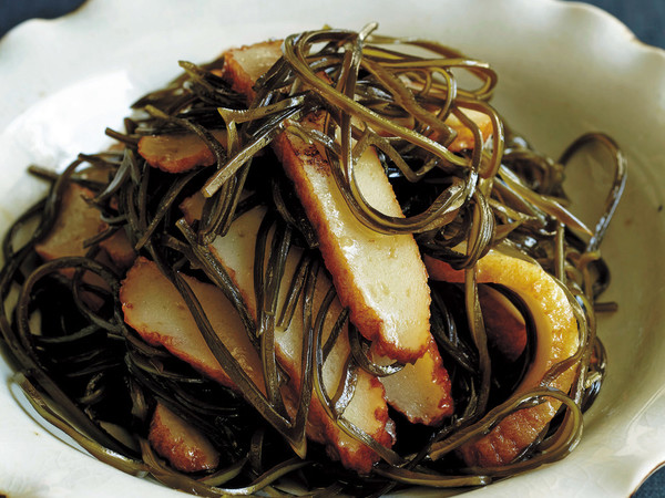 刻み昆布とさつま揚げのさっと煮