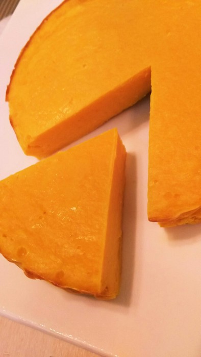 やさしい味★簡単！かぼちゃ チーズケーキの写真
