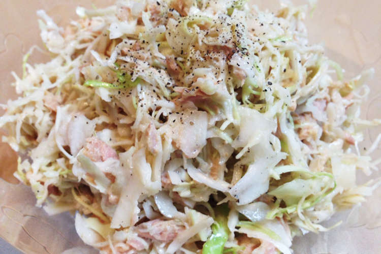 カレーの日に キャベツのマヨポンサラダ レシピ 作り方 By マダムアツコ クックパッド