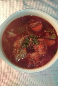 борщ（ボルシチ）/ロシアのスープ
