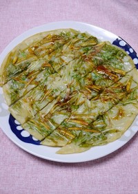 簡単！安納芋と水菜のチヂミ