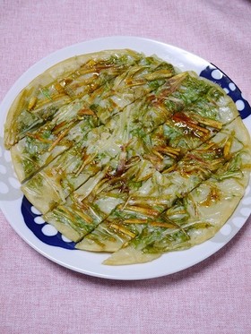 簡単!安納芋と水菜のチヂミ