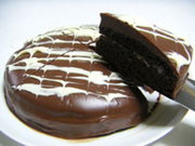 市販のチョコでザッハトルテ風チョコケーキの写真
