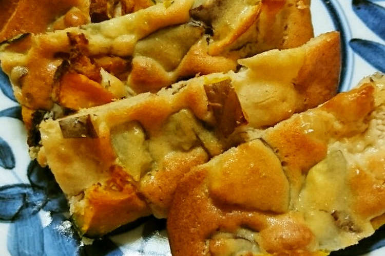 サツマイモとりんごとかぼちゃの簡単ケーキ レシピ 作り方 By ミコおばちゃん クックパッド