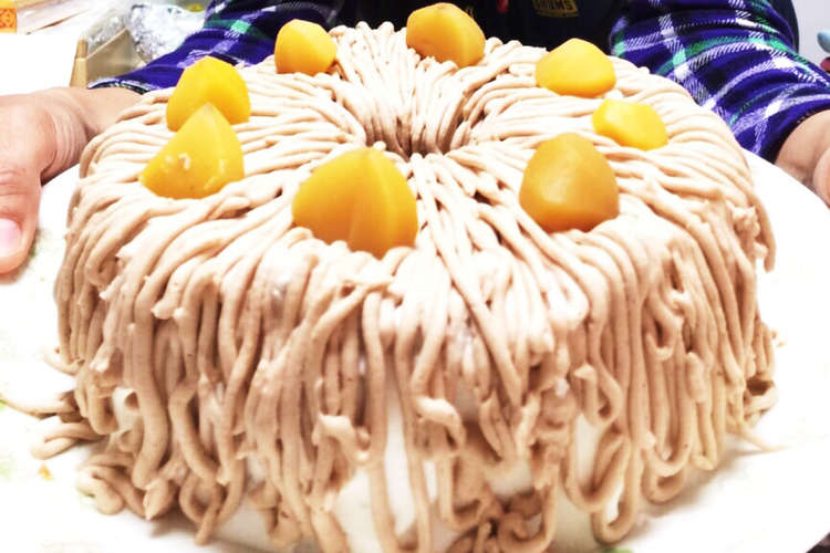 シフォンケーキでモンブラン レシピ 作り方 By サユりんりん クックパッド 簡単おいしいみんなのレシピが350万品