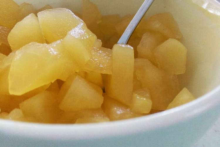 オリゴ糖で腸内美人に 簡単りんごジャム レシピ 作り方 By はるこママ クックパッド 簡単おいしいみんなのレシピが356万品