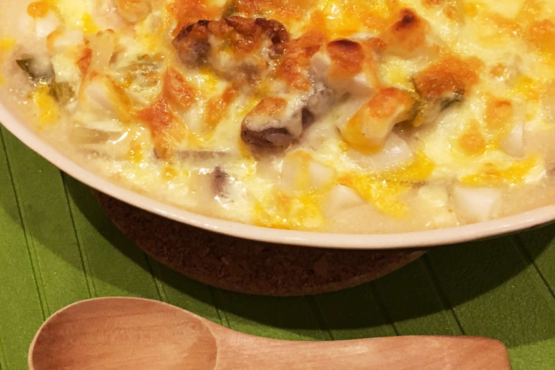 粕汁リメイク もち入りグラタン レシピ 作り方 By Bavi クックパッド 簡単おいしいみんなのレシピが379万品