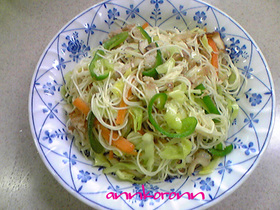 簡単おいしい『素麺チャンプルー』