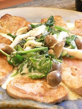 ヒレ肉のクリームソース