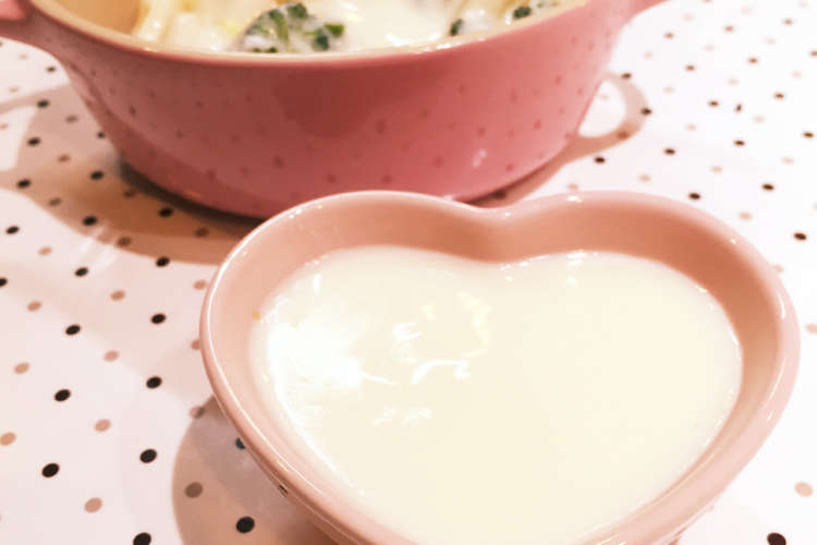 離乳食 レンジで簡単ホワイトソース レシピ 作り方 By ゆっけ クックパッド 簡単おいしいみんなのレシピが360万品