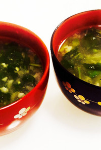 春の七草のとろみスープ〜中華味♡