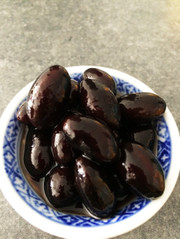 丹波の黒豆煮(豆サイズ3L、圧力鍋使用)の写真
