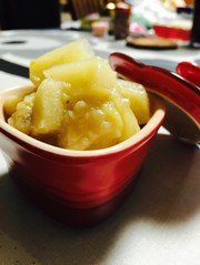 砂糖バター不使用!甘いりんごのコンポートの写真