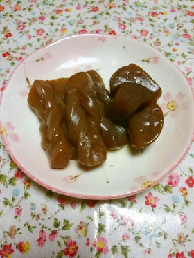 お弁当に♪簡単!蒟蒻の含め煮