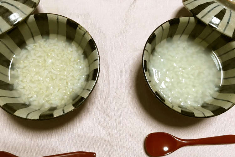 簡単でおいしいお米からお粥 レシピ 作り方 By タネを蒔こう クックパッド 簡単おいしいみんなのレシピが354万品