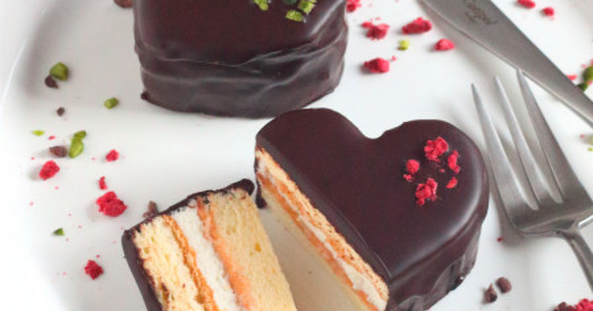 バレンタインに ハートのチョコケーキ レシピ 作り方 By まりも１０１６ クックパッド