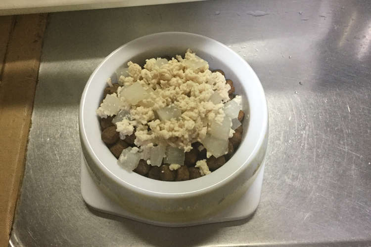 犬ご飯 簡単鶏そぼろ レシピ 作り方 By クックxzssqm クックパッド 簡単おいしいみんなのレシピが372万品