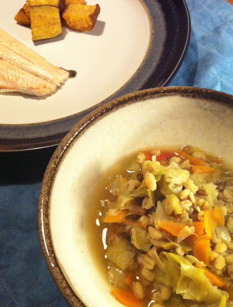抗酸化の力、食物繊維たっぷりの野菜スープの画像