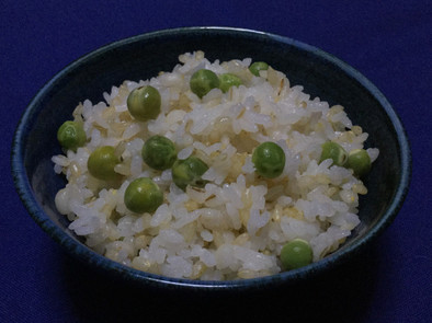 玄米、押し麦入り☆豆ご飯の写真