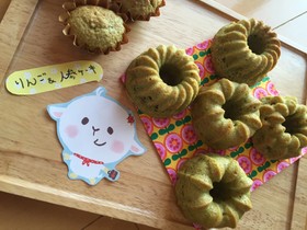 搾りかすでケーキ