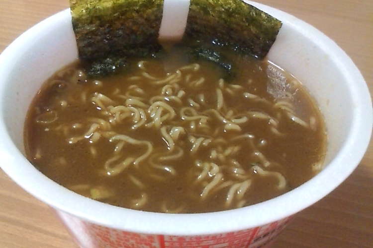 インスタントカレーラーメン レシピ 作り方 By 旬すけ クックパッド 簡単おいしいみんなのレシピが361万品