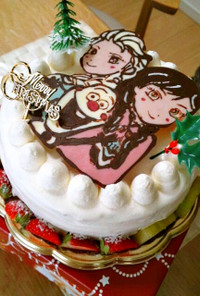 アナと雪の女王★キャラケーキ