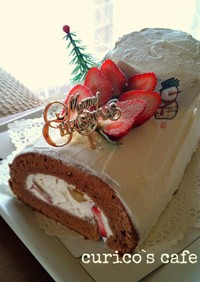 クリスマス★ロールケーキ