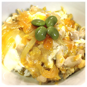 簡単!フライパンde☆ 親子丼☆めんつゆ