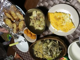 牡蠣の和風パスタ