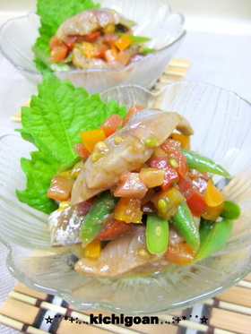 青魚のカルパッチョ