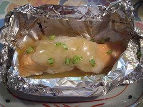 鮭のかぶら蒸し風ホイル焼き