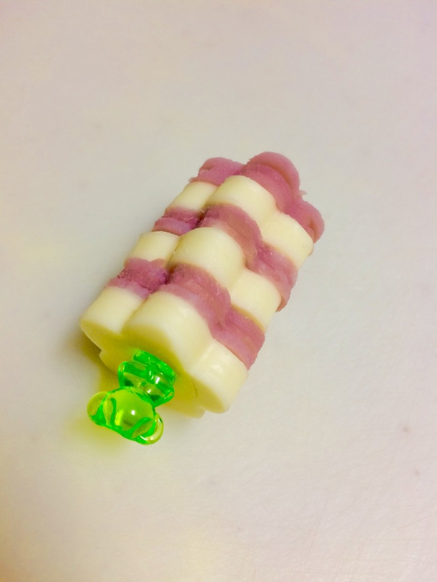 お弁当に☆ハム&チーズの型抜きピック刺しの画像