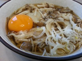 簡単!美味!ヘルシーきのこ蕎麦