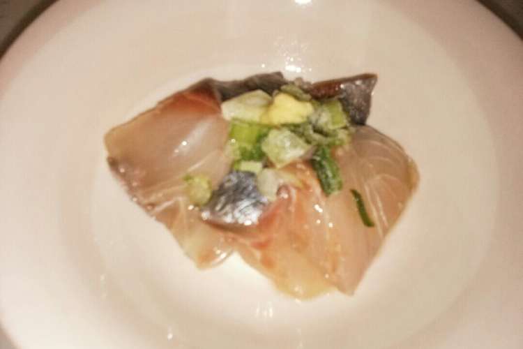 お刺身 大アジ の昆布〆 レシピ 作り方 By 美貴姉 クックパッド 簡単おいしいみんなのレシピが353万品