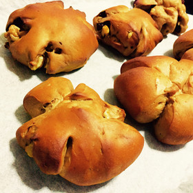 糖質制限◆ふすまと大豆粉の胡桃パン