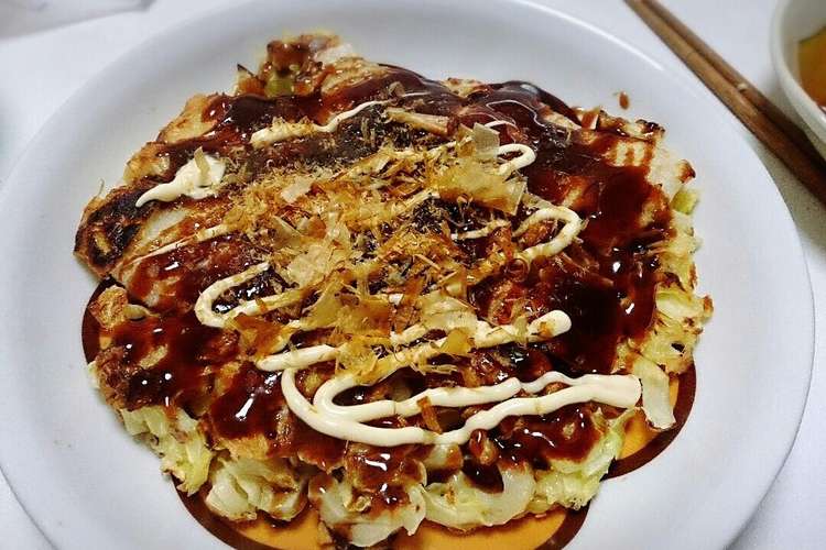 超簡単 もち入りお好み焼き レシピ 作り方 By ぴんくハスラーちゃん クックパッド