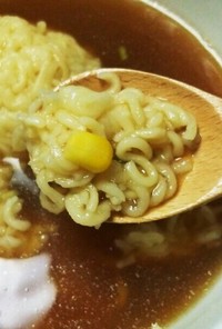サッポロ一番みそラーメン☆だんごスープ♪