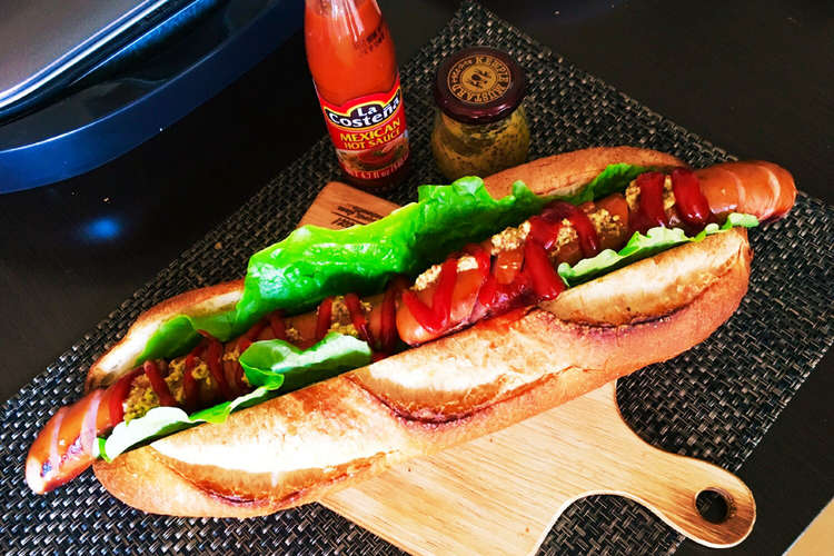 ホットプレートでビッグホットドッグ レシピ 作り方 By みー君ママ クックパッド 簡単おいしいみんなのレシピが377万品