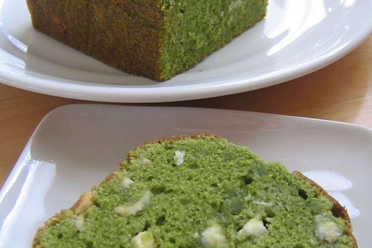抹茶みるくパウンド ホワイトチョコ レシピ 作り方 By みるすけ クックパッド 簡単おいしいみんなのレシピが352万品