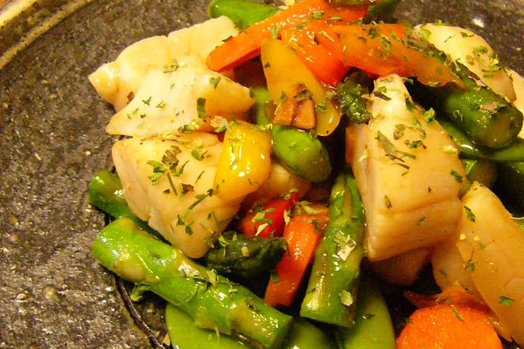 ホタテと春野菜の炒めもの レシピ 作り方 By 真さん クックパッド 簡単おいしいみんなのレシピが370万品