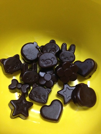 低カロリーチョコレート風味ココアグミの写真