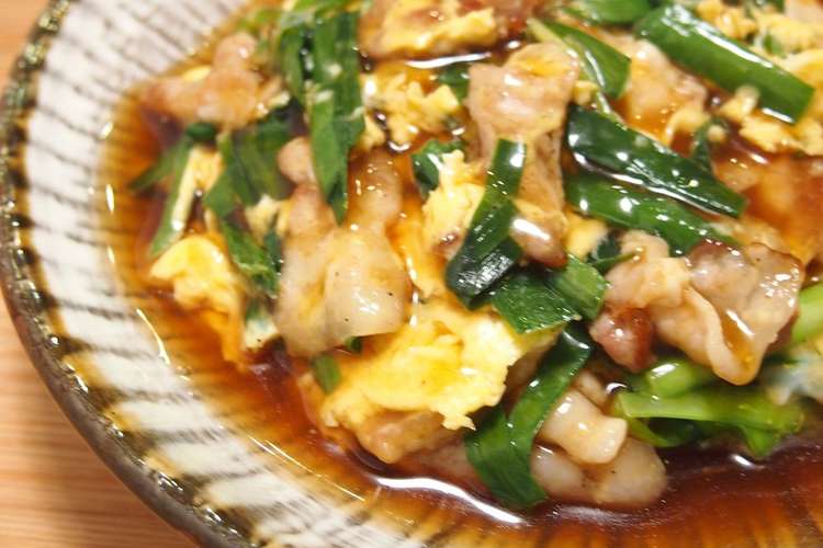 失敗なし 豚バラ肉のニラ玉あんかけ レシピ 作り方 By Coffeedge クックパッド 簡単おいしいみんなのレシピが350万品