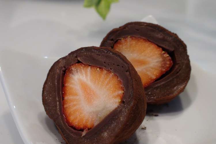 スライス生チョコレートと餅で苺チョコ大福 レシピ 作り方 By チュリップス クックパッド 簡単おいしいみんなのレシピが360万品
