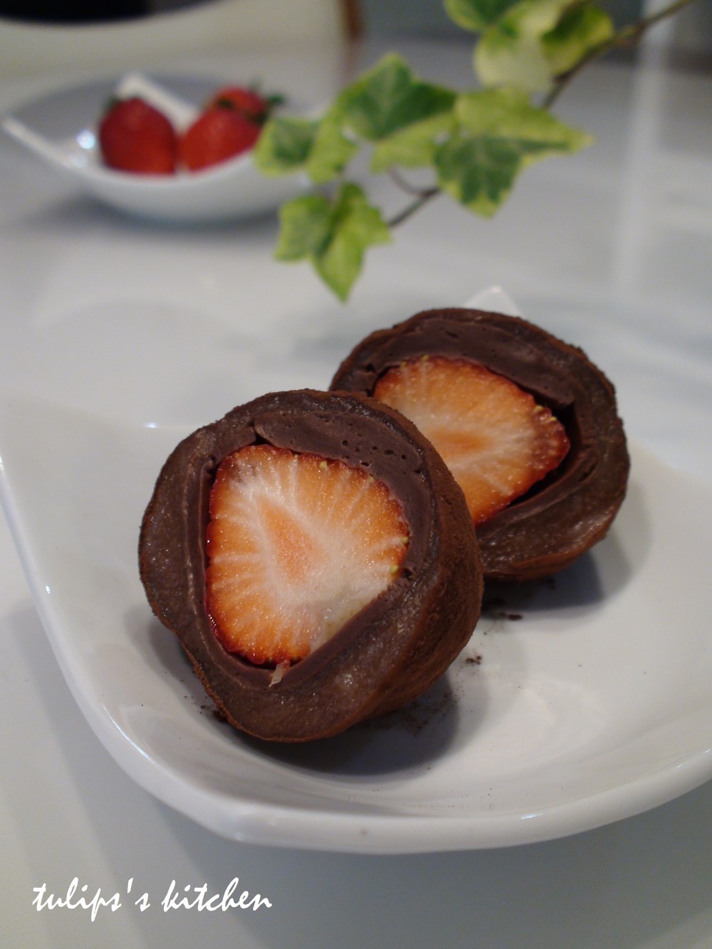スライス生チョコレートと餅で苺チョコ大福 レシピ 作り方 By チュリップス クックパッド 簡単おいしいみんなのレシピが350万品