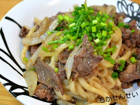 簡単アレンジ!コストコのプルコギうどん♡