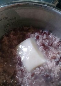 小豆粥(圧力鍋)