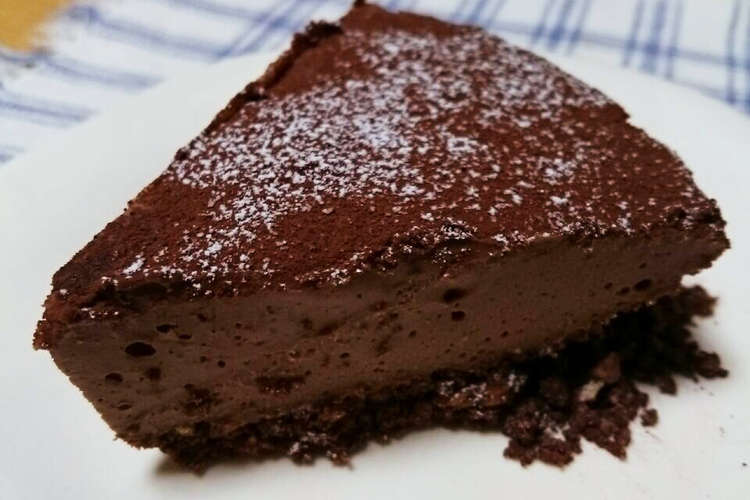 生チョコレアチーズケーキ レシピ 作り方 By 食いしん坊 クックパッド