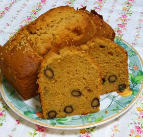 黒豆&きな粉のパウンドケーキ